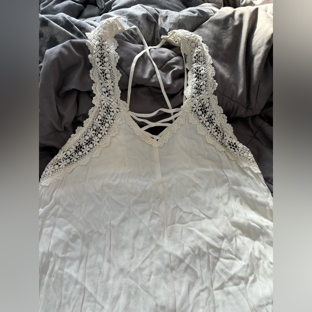White lace sundress